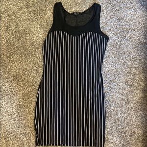 Cute mini dress striped